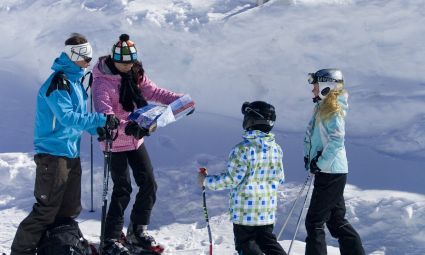 skiën met kids