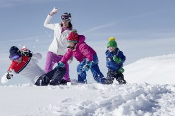 Vijf ideale gebieden voor een skivakantie met kinderen
