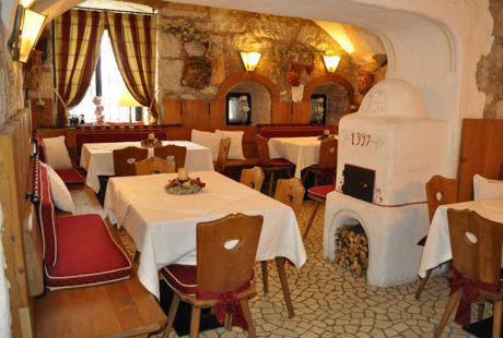 JOSK Al Forte Festungshotel Arabba restaurant eetzaal